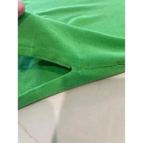 Men’s Polo Ralph Lauren Classic Polo Shirt Bright Green Size Large - Picture 5 of 6